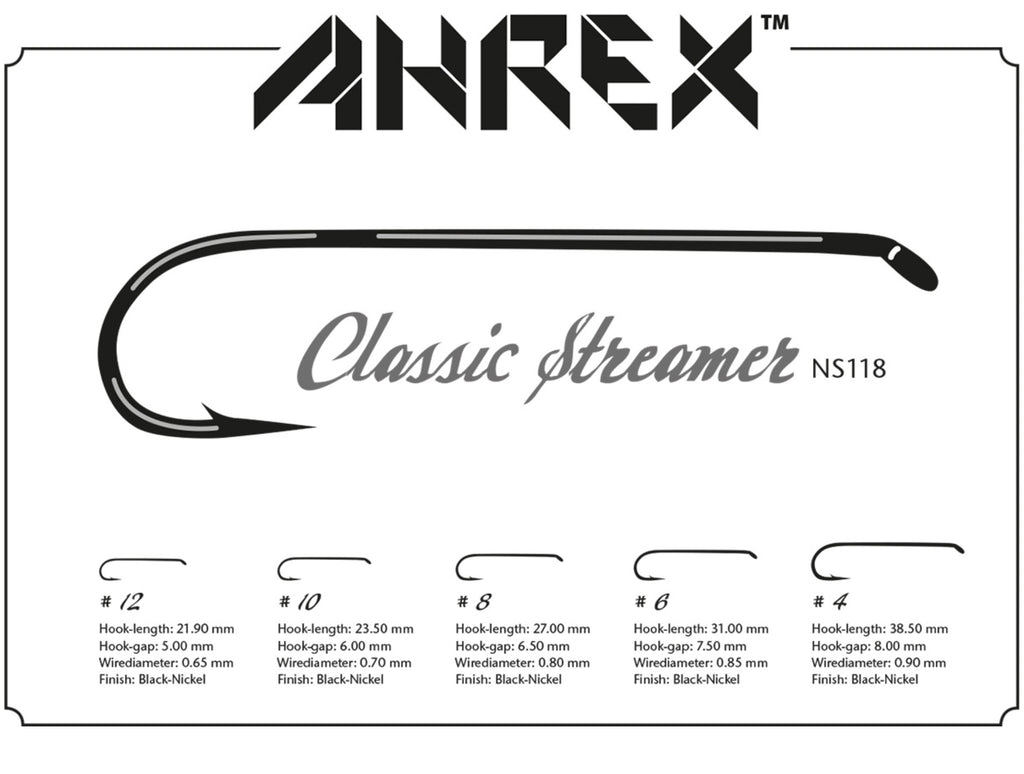 Ahrex NS118 Nordic Salt Classic Streamer Hook – Fly Artist