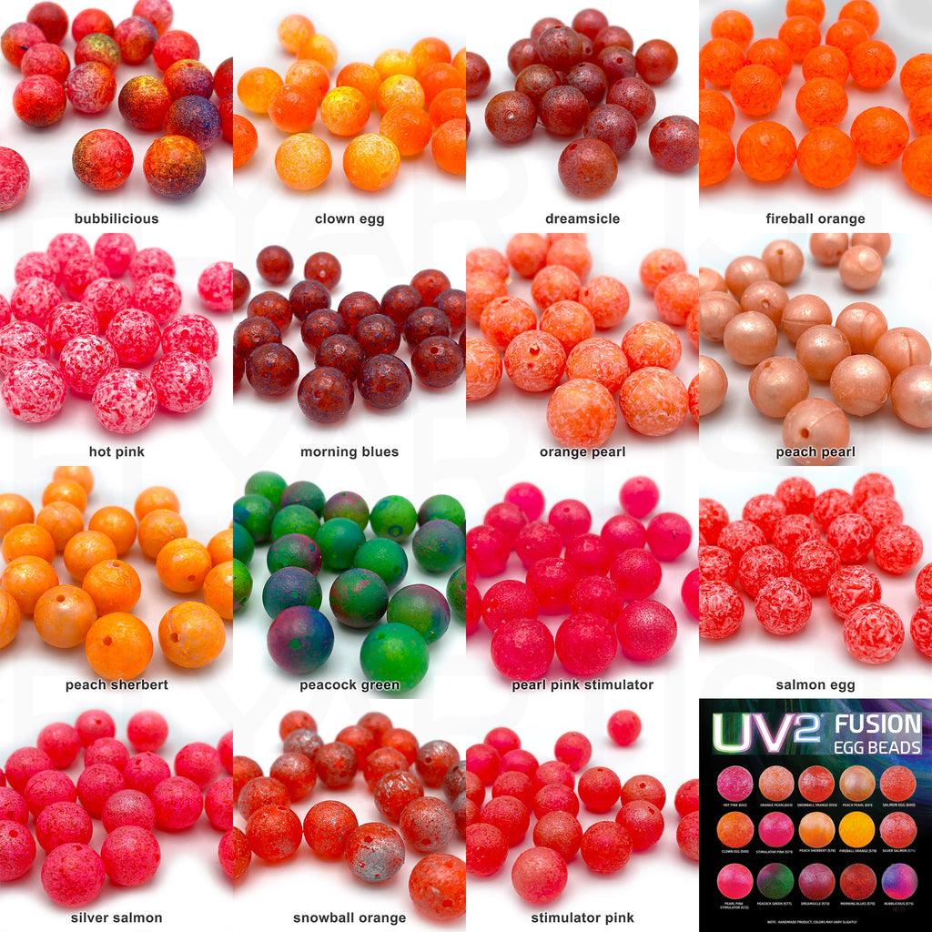 UV2 Fusion Egg Beads – Fly Artist