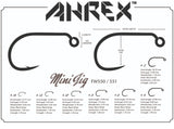 Ahrex FW550 Mini Jig Barbed Hook