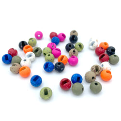 Mottled Tactical Slotted Tungsten Beads