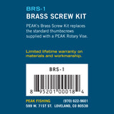 Peak Brass Screw Kit