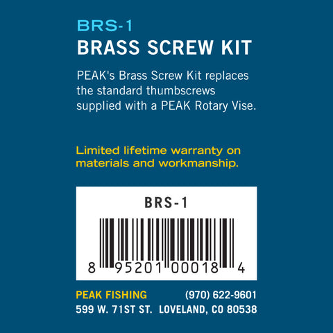  PEAK Brass Screw Kit : Fly Tying Equipment : Sports & Outdoors