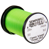 Semperfli Classic Waxed Thread 18/0 - Fluorescent Green