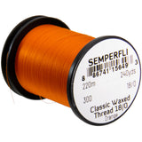 Semperfli Classic Waxed Thread 18/0 - Orange