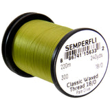 Semperfli Classic Waxed Thread 18/0 - Pale Olive