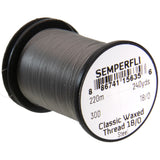 Semperfli Classic Waxed Thread 18/0 - Steel