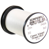 Semperfli Classic Waxed Thread 18/0 - White