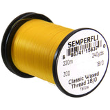 Semperfli Classic Waxed Thread 18/0 - Yellow