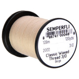 Semperfli Classic Waxed Thread 3/0 - Beige