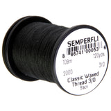 Semperfli Classic Waxed Thread 3/0 - Black