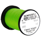 Semperfli Classic Waxed Thread 3/0 - Fl. Green