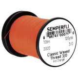 Semperfli Classic Waxed Thread 3/0 - Hot Orange