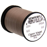 Semperfli Classic Waxed Thread 6/0 - Beige