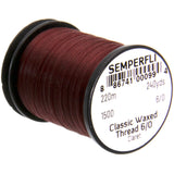 Semperfli Classic Waxed Thread 6/0 - Claret