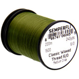 Semperfli Classic Waxed Thread 6/0 - Medium Olive