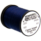 Semperfli Classic Waxed Thread 6/0 - Navy