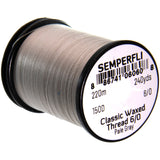 Semperfli Classic Waxed Thread 6/0 - Pale Gray