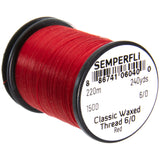 Semperfli Classic Waxed Thread 6/0 - Red