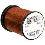 Semperfli Classic Waxed Thread 6/0 - Rust