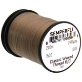 Semperfli Classic Waxed Thread 6/0 - Tan