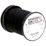 Semperfli Pure Silk Thread - Black