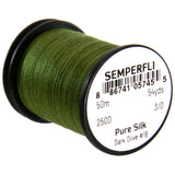 Semperfli Pure Silk Thread - Dark Olive