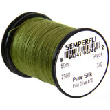 Semperfli Pure Silk Thread - Pale Olive