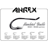 Ahrex HR428G Home Run Tying Double Hook : Size Chart