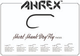 Ahrex FW505 Short Shank Barbless Dry Fly Hook Size Chart