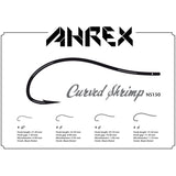 Ahrex NS150 Nordic Salt Curved Shrimp Hook : Size Chart