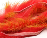 Barred Polychrome Rabbit Strips - Bright Red / Yellow / Olive