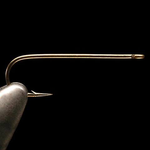 Daiichi 2460 Long Shank Aberdeen Bronze Straight Eye Hook - Size 10