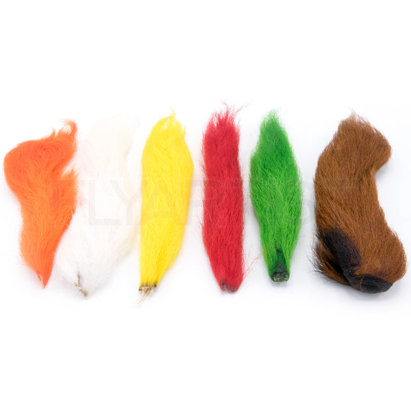 Hareline Calf Tail Combo Pack - Fly Tying