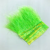 Hareline Ice Dub Shimmer Fringe - Fluorescent Chartreuse