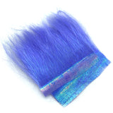 Hareline Ice Dub Shimmer Fringe - UV Steelie Blue
