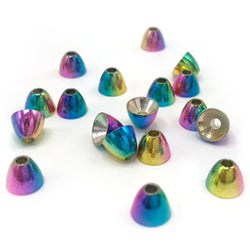 Hareline Rainbow Brass Coneheads