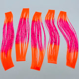 Hareline Hot Tipped Crazy Legs - Hot Pink / Fluorescent Orange Tip