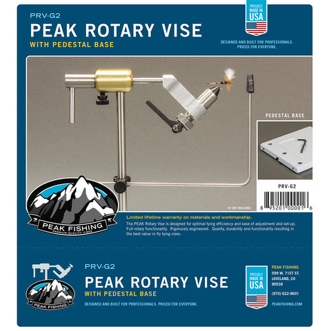 Peak Rotary Fly Tying Vise With Pedestal Base – Emerald, 60% OFF