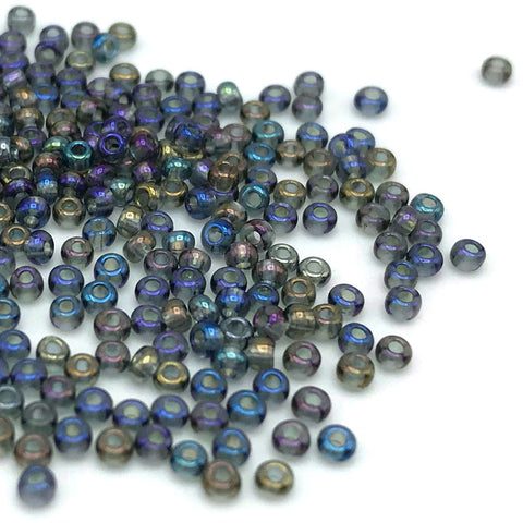 Tyers Glass Beads - IRR Olive Small