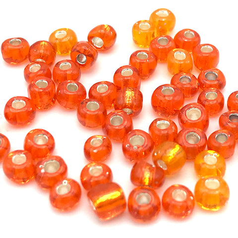 Tyers Glass Beads - IRR Olive Small