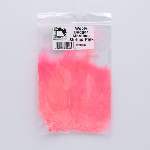 Hareline Wooly Bugger Marabou Feathers Fly Tying Materials Assorted Colors